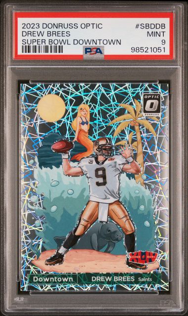 Drew Brees DOWNTOWN PSA 9