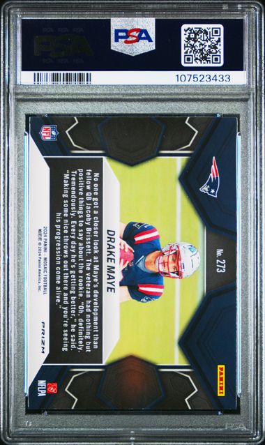 PSA 10 - Drake Maye - Mosaic NFL Debut Green