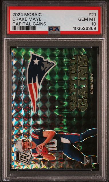 PSA 10 - Drake Maye RC - Mosaic Capital Gains