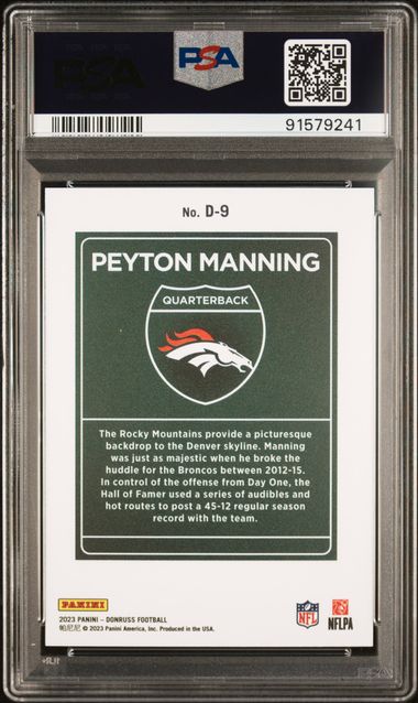 Peyton Manning DOWNTOWN PSA 9